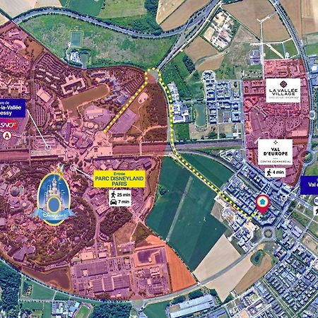 *Disneyland/Chessy* Appartement Idealement Situe Chessy  Luaran gambar